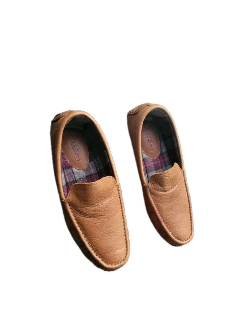 shoes men L.L Bean, leather, 9M ,ID284366- tan made in china great condition